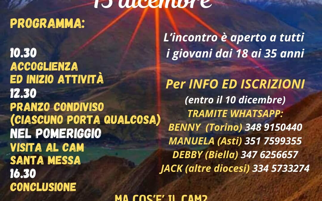 Missio Giovani Piemonte: Testimonia